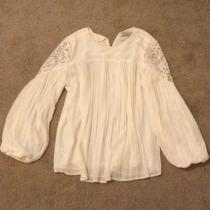 Loft white blouse